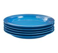 Le Creuset Stoneware Set of 4 Dinner Plates 10.5"" each Marseille