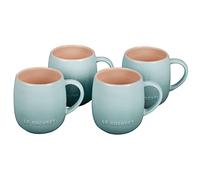 Le Creuset Stoneware Set of 4 Heritage Mugs, 13 oz. each, Sea Salt
