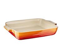 LE CREUSET Stoneware Shallow Rectangular Dish, 32 cm - Volcanic