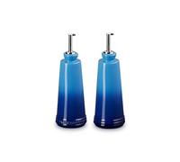 Le Creuset Stoneware Signature Oil & Vinegar Set Azure Blue