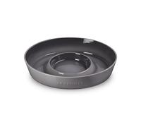 Le Creuset Stoneware Signature Oval Chip and Dip Platter, 13", Oyster