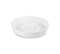 Le Creuset Stoneware Signature Oval Chip and Dip Platter, 13", White
