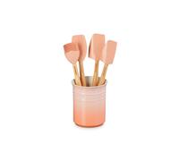 Le Creuset Stoneware & Silicone 5pc. Utensil Crock Set Peche