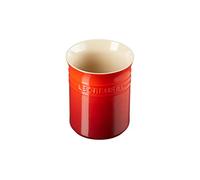 LE CREUSET Stoneware Small Utensil Jar, 1.1 Litres, Cerise, 71501110600001