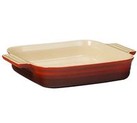 Le Creuset Stoneware Square Dish, Cerise, 23 cm