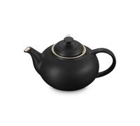 Le Creuset Stoneware Teapot with Stainless Steel Infuser, 1.3l, Satin Black