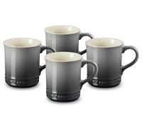 Le Creuset Stoneware Vancouver Mug, Set of 4, 14 oz. each, Oyster
