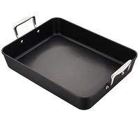 LE CREUSET Toughened Non-Stick Rectangular Roaster, 34 x 27cm, Black, 967005350