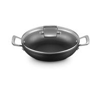 Le Creuset Toughened Non-Stick Shallow Casserole with Glass Lid 26cm