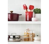 Le Creuset Utensil Jar With 4 X Craft Tools Cerise