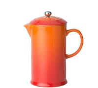 Le Creuset Stoneware Cafetière French Press with Stainless Steel Plunger, 1 Litre, Serves 3-4 Cups, Volcanic, 91028200090000