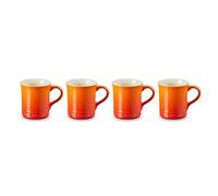 Le Creuset Volcanic Stoneware Set of 4 400ml Seattle Mugs