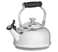 Le Creuset Whistling Tea Kettle with Metal Finishes, 1.2 qt., Stainless Steel