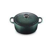 Le Creuset Wicked Collection Elphaba Embossed Cast Iron Round Casserole