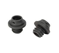 Le Creuset Wine Accessories Stoppers, Set of 2, 59147011007168, Matt Black