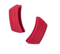 LE CREUSET x2 Silicone Side Handle Grip Cerise -Standard Pkg