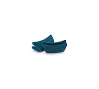 LE CREUSET x2 Silicone Side Handle Grip Deep Teal -Standard Pkg