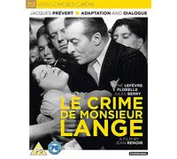 Le Crime De Monsieur Lange – Blu-ray (Region B, 2018) – Studiocanal