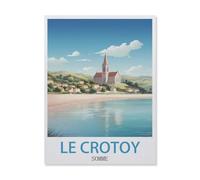 Le Crotoy Somme，Jigsaws Puzzles 1000 Pieces Classic Jigsaws Educational Games Toys，Best Gift for Adults and Kids（38x26cm）-GN49