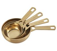 Le Crueset Measuring Cups, Gold, Set of 4 (1,1/2,1/3,1/4 cups)