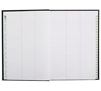 le dauphin - Ref. 397320D - 1 Directory register - Dimensions 29.7 X 21 cm - A4 format - Cross directory (with lines) - 90 g interior paper - 300 pages - hard black canvas cover