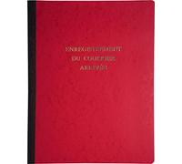 le dauphin - Ref. 41045D - 1 stitch - Dimensions 32 X 24 cm - Incoming mail 80 pages - Mail registration - Red soft cover