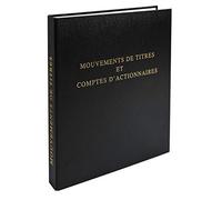 le dauphin - Ref. 944D - 1 black legal binder legal register SHAREHOLDERS - Spine 37 mm - 4 rings - delivered refill 58 numbered sheets movement of securities, list of shareholders - A4 format