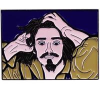 Le Desespere Desperation The Desperate Man Oil Painting Self Portrait Gustave Courbet Art 1.2" Enamel Pin Badge