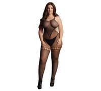 Le Desir Duo Net High Neck Bodystocking - Queen Size