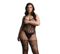 Le Desir Lace And Fishnet Bodystocking Size 14 To 20