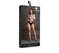 LE DÉSIR- Shade-HELIKE XLV - DOS PIEZAS CON COPAS ABIERTAS, Crop TOP Y BRAGUITA - Talla ÚNICA