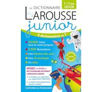 Le dictionnaire Larousse Junior - 7/11 ans - CE/CM