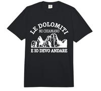 Le Dolomiti Mi Chiamano Ed Io Devo Andare Comfort Colors Adult Heavyweight T-Shirt