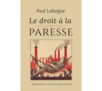 Le droit à la paresse