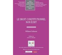 Le droit constitutionnel non écrit (176)