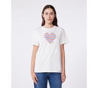 Le Droit Cotton T-Shirt with Pattern White