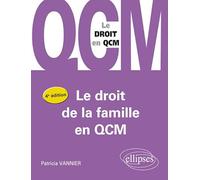 Le droit de la famille en QCM - 4e édition