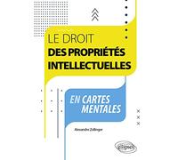 Le droit des propriétés intellectuelles en cartes mentales