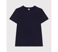 Le Droit T-Shirt in Plain Cotton Navy