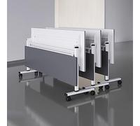 le Foldable Meeting Table Set with Lockable Wheels for Conference Rooms Tring Rooms Classrooms & Ma Centers Versatile & Space Saving Solut