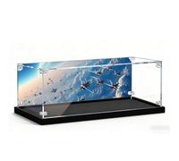 LE*GO 75367 Venator-Class Republic Attack Cruiser Display Case with Star Wa*rs Background - Dustproof Acrylic Display Box with Diorama Scene - Gift Idea for Star Wa*rs Fans (Background B)