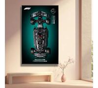 Le*go Technic Merce*des AMG F1 W14 E 42171 Wall Plaque for Lego Car Wall Mount Gift Idea for Lego Enthusiast Home Decoration (Car Not Included)