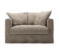 Le Grand Air Love Seat Armchair Savage Linen