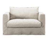 Le Grand Air Nou Love Seat Armchair Cream White