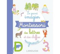 Le grand imagier Montessori lettres et chiffres rugueux