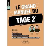 Le Grand Manuel du TAGE 2: 10 tests blancs + 120 fiches de cours + 1000 vidéos (2025)