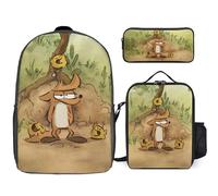 Le Grand méchant Renard et autres contes Backpack Young Scholar Set Developmental Bookbag with Healthy Lunch Solution