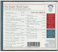 Le Grice(Org) - The Temple Church Legacy - Ian le Grice