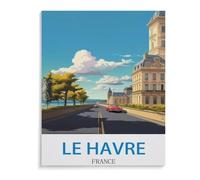 Le Havre France,Jigsaws Puzzles 1000 Pieces Classic Jigsaws Educational Games Toys,Best Gift for Adults and Kids(75x50cm)-L73