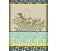 LE JACQUARD FRANÇAIS Tea Towel Potager d'Hiver Poireau 60 x 80 cm Cotton